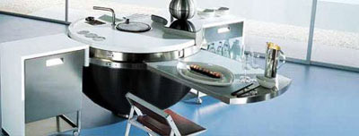 難以想象新奇球形廚房