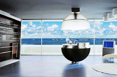 難以想象新奇球形廚房