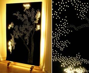 新亮點 能發(fā)光的黑色掛毯