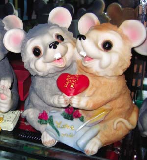 鼠年家居飾品可愛(ài)小老鼠