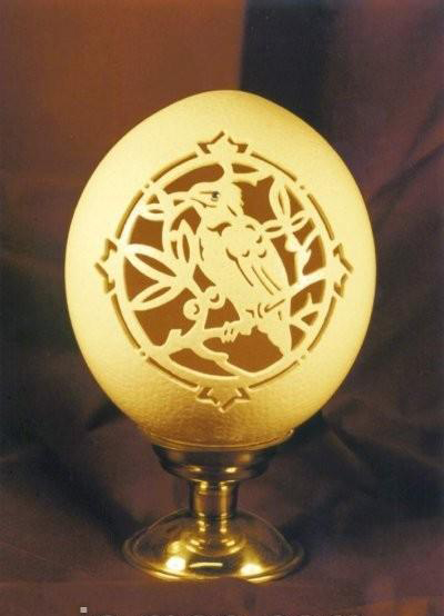 雞蛋殼雕刻出的居室家品