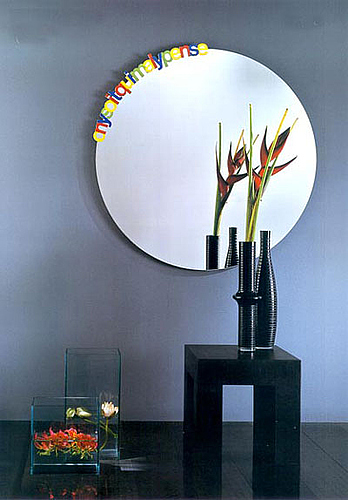 鏡子營造唯美靈動空間