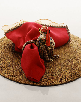 情調餐巾 餐桌的焦點 餐桌上的焦點情調餐巾