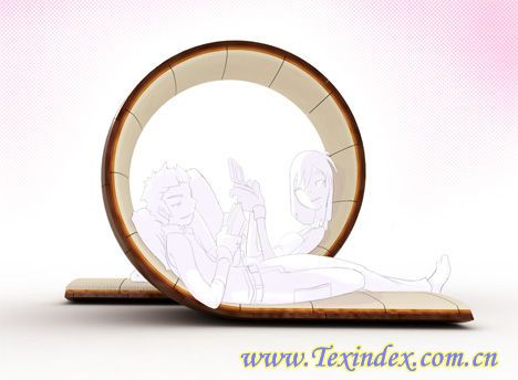 充滿著趣味的座地椅Loopita