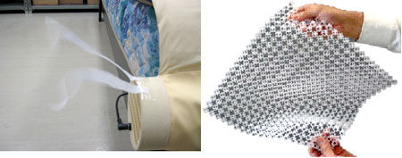 新科技:內置“空調”的涼席