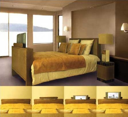 超級奢侈 3萬美金的終極電視床