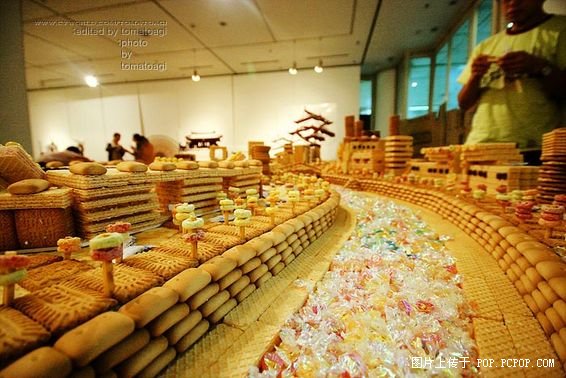用餅干做的偉大建筑