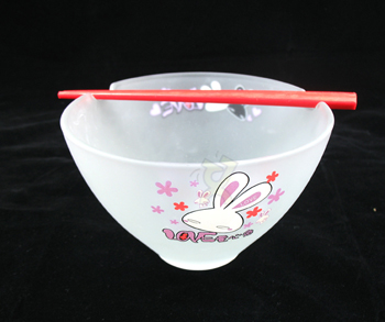 可愛磨砂碗開出美味生活