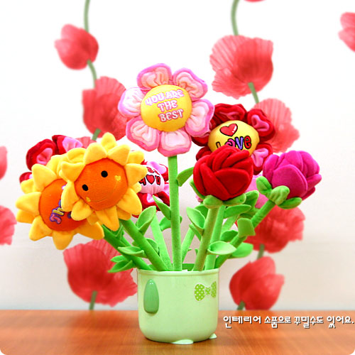 韓國超級可愛的布藝花