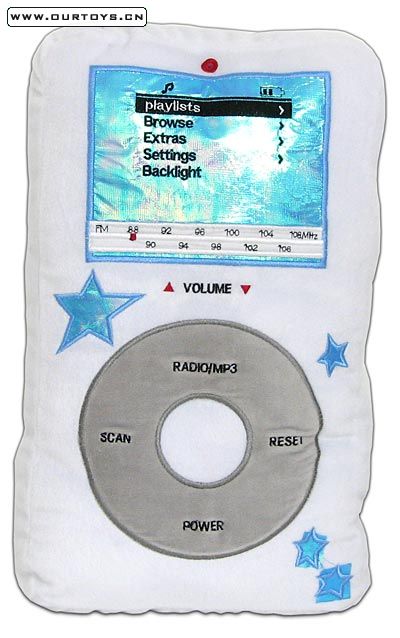 能聽歌的神奇iPod音樂抱枕