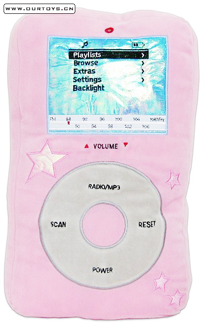 能聽歌的神奇iPod音樂抱枕