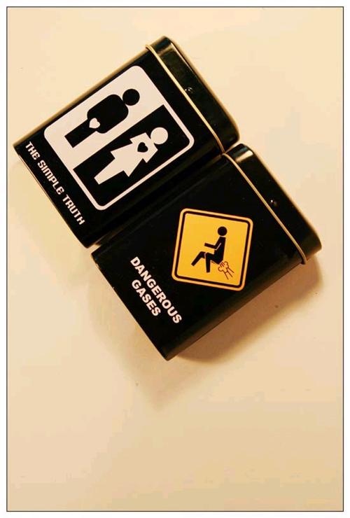 小小煙盒也如此個性搞笑