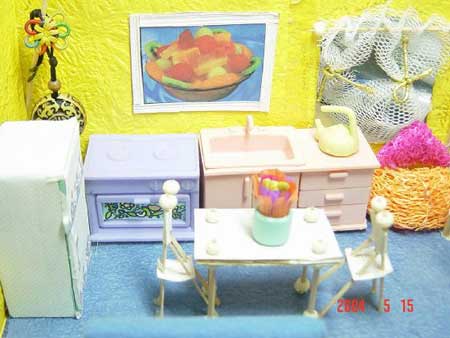 用鞋盒做出來的創意房子