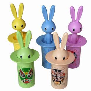 給你歡樂可愛兔子牙簽筒