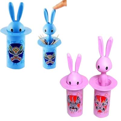 給你歡樂可愛兔子牙簽筒
