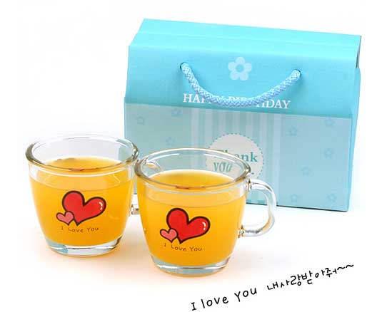 可愛情侶Q杯品味到的愛