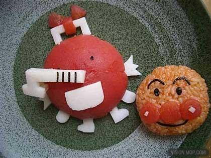 白領OL百變盒飯的表情