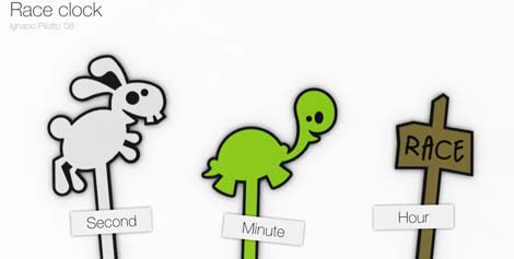 龜兔賽跑掛鐘非常創意