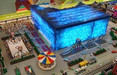 超強!積木搭建奧運場館