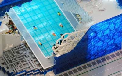 超強!積木搭建奧運場館