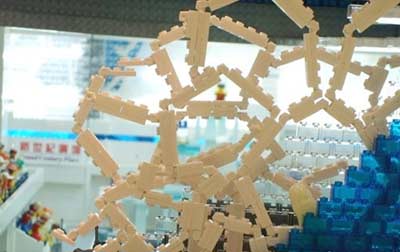 超強!積木搭建奧運場館