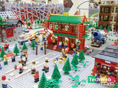 超強!積木搭建奧運場館