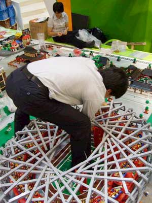 超強!積木搭建奧運場館