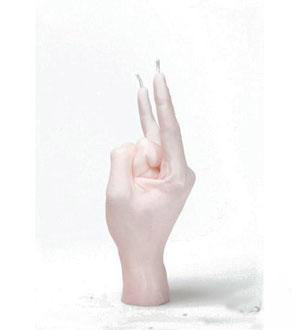 法國人氣仿真手型蠟燭