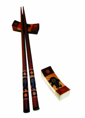 “卡哇伊”筷托點綴餐桌風景