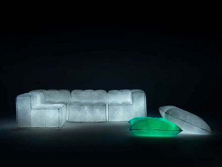 獨特風景可發光的奇妙沙發