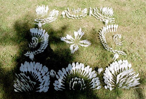 3 一次性餐具拼出別樣藝術