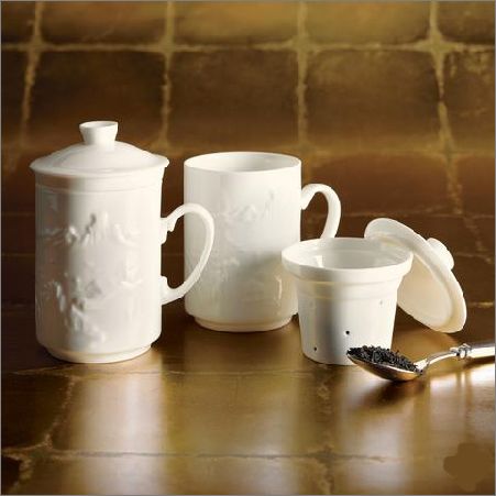 用花來裝點你的空間 清新純樸的中式茶具