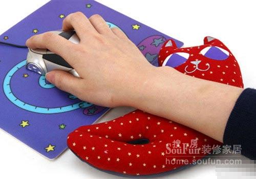 可愛鼠標墊韓MM告別鼠標手