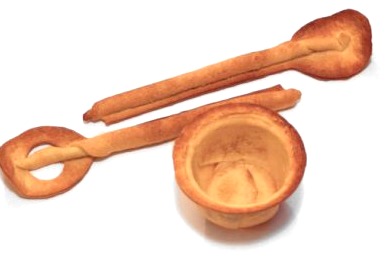 3 可以吃掉的的餐具面包餐具