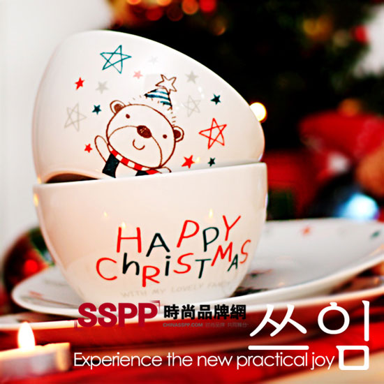 喜慶圣誕可愛餐具裝點居室(一)