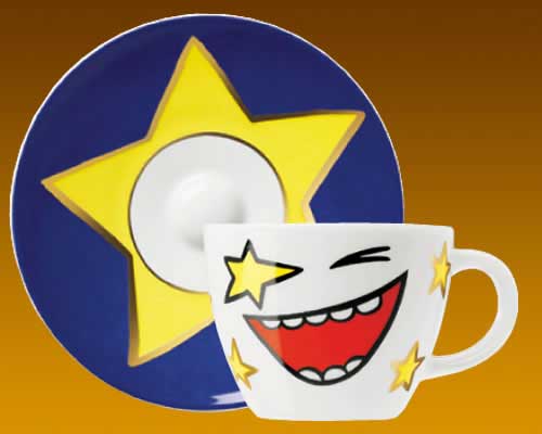 55 表情豐富的咖啡杯個性家居小擺件