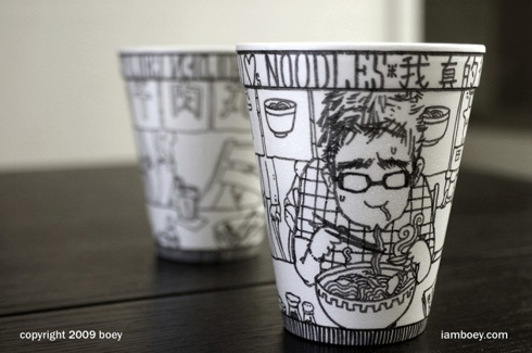 17 DIY個(gè)性設(shè)計(jì)咖啡杯上的藝術(shù)