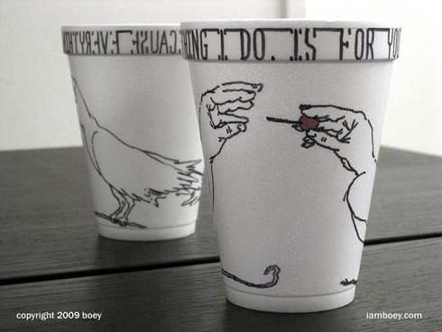 16 DIY個性設(shè)計咖啡杯上的藝術(shù)