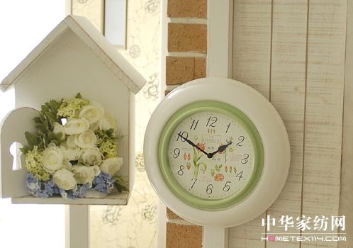 韓式清新典雅古典家具壁鐘