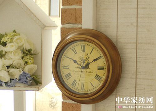 清新典雅韓式古典壁鐘