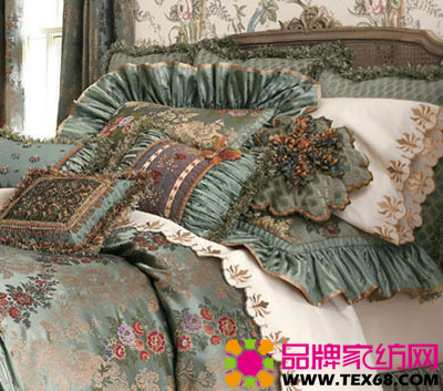 奢華床品凸顯家居精致風范