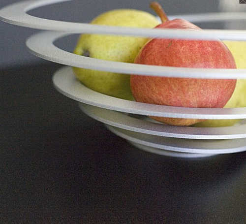 流水的優美創意的軌道果盤