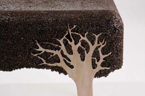 長(zhǎng)出來的咖啡桌創(chuàng)意十足