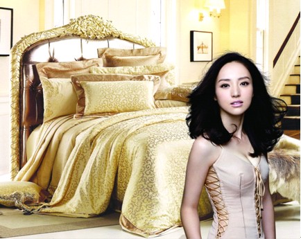 董璇攜手圣路易絲家紡