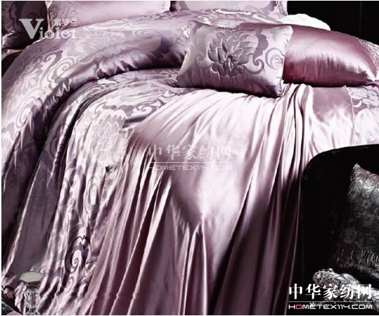 流轉(zhuǎn)的絲質(zhì)時(shí)光品牌紫羅蘭床品