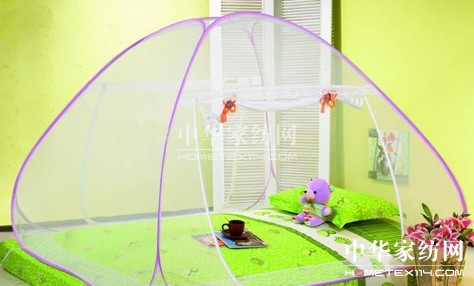 蒙古包式蚊帳的安裝與清洗