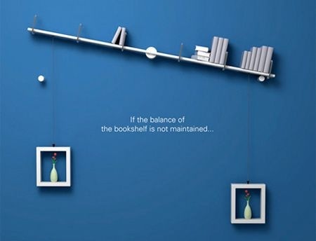 創意書架點綴五彩生活