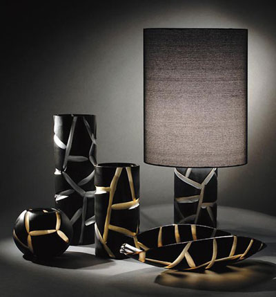 新奇家居斑馬條紋的時尚燈具