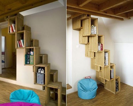 新穎的書架設計實用又有創意