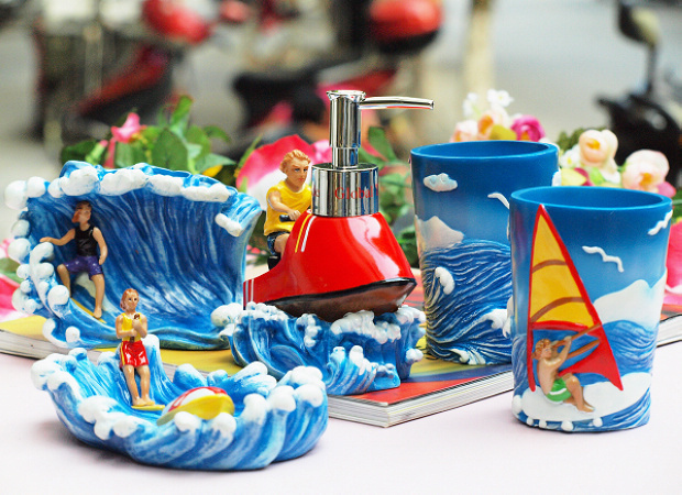 家居用品15款精美樹(shù)脂衛(wèi)浴套件